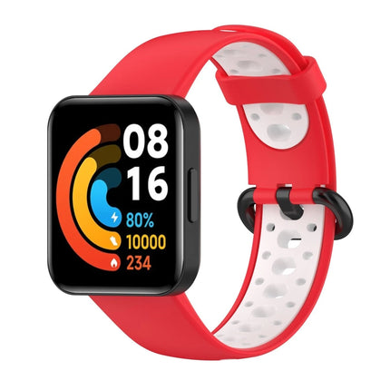 Xiaomi Redmi Watch 2 Spor Delikli Kordon - Kırmızı