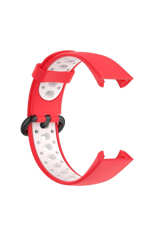 Xiaomi Redmi Watch 2 Spor Delikli Kordon - Kırmızı 4