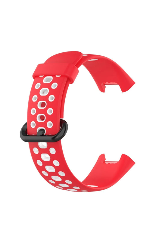 Xiaomi Redmi Watch 2 Spor Delikli Kordon - Kırmızı 3