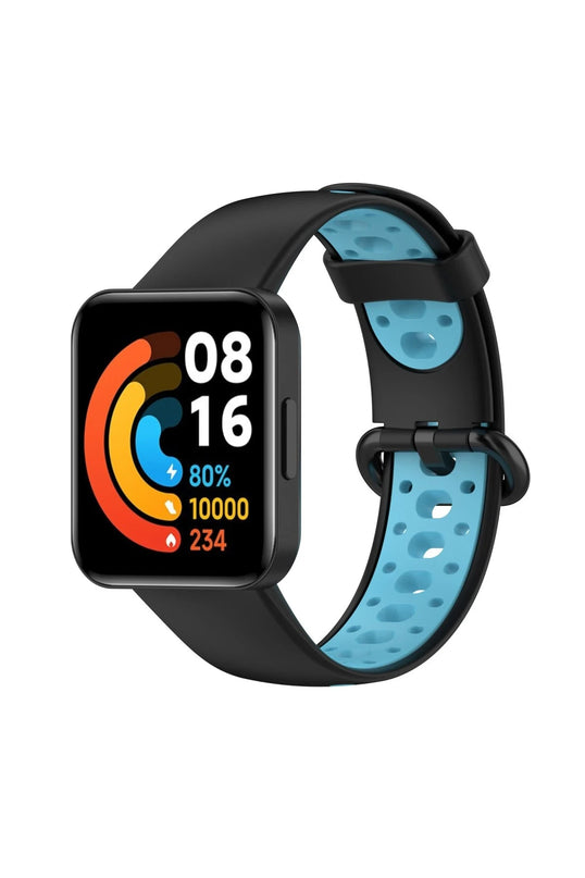 Xiaomi Redmi Watch 2 Spor Delikli Kordon - Siyah 4