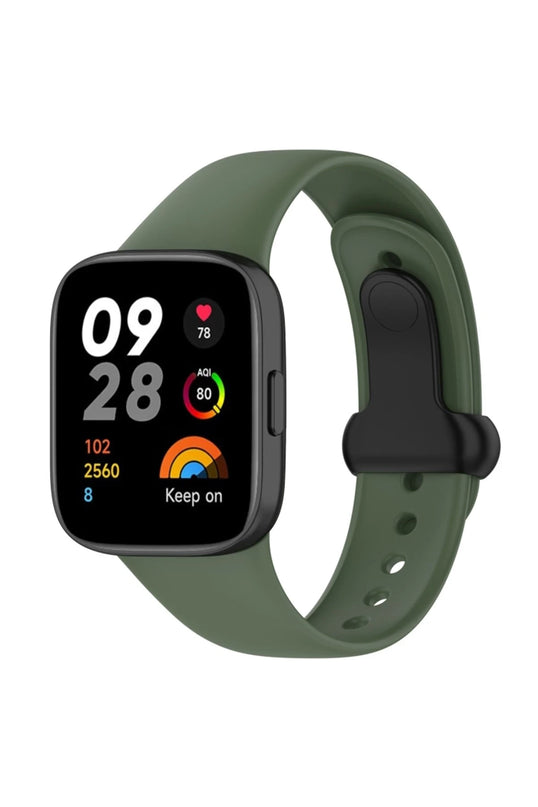 Xiaomi Redmi Watch 3 Origin Silikon Kordon - Koyu Yeşil