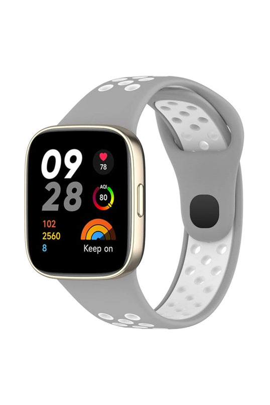 Xiaomi Redmi Watch 3 Spor Delikli Kordon - Gri