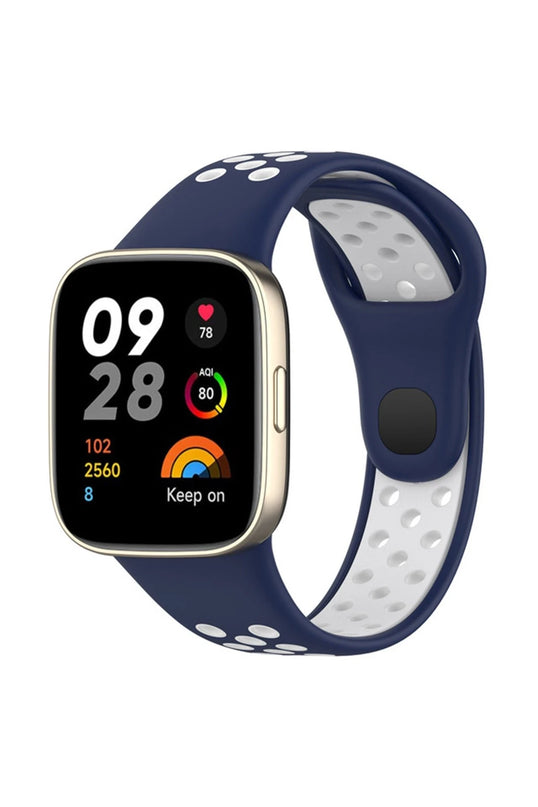 Xiaomi Redmi Watch 3 Spor Delikli Kordon - Lacivert