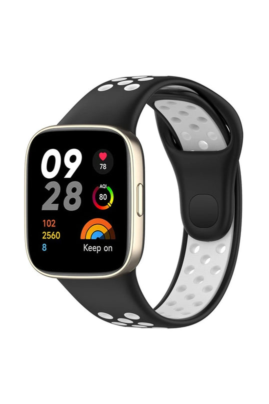 Xiaomi Redmi Watch 3 Spor Delikli Kordon - Siyah 5