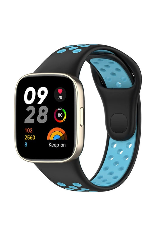 Xiaomi Redmi Watch 3 Spor Delikli Kordon - Siyah 4