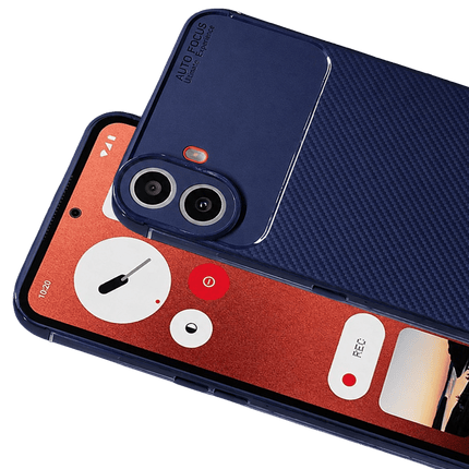 Nothing Phone Nothing CMF Phone 1 Auto Focus Karbon Kapak Kılıf - Lacivert 2