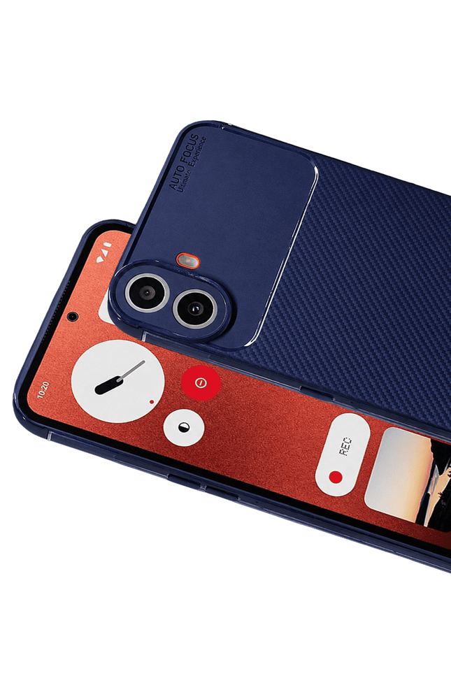 Nothing Phone Nothing CMF Phone 1 Auto Focus Karbon Kapak Kılıf - Lacivert 2