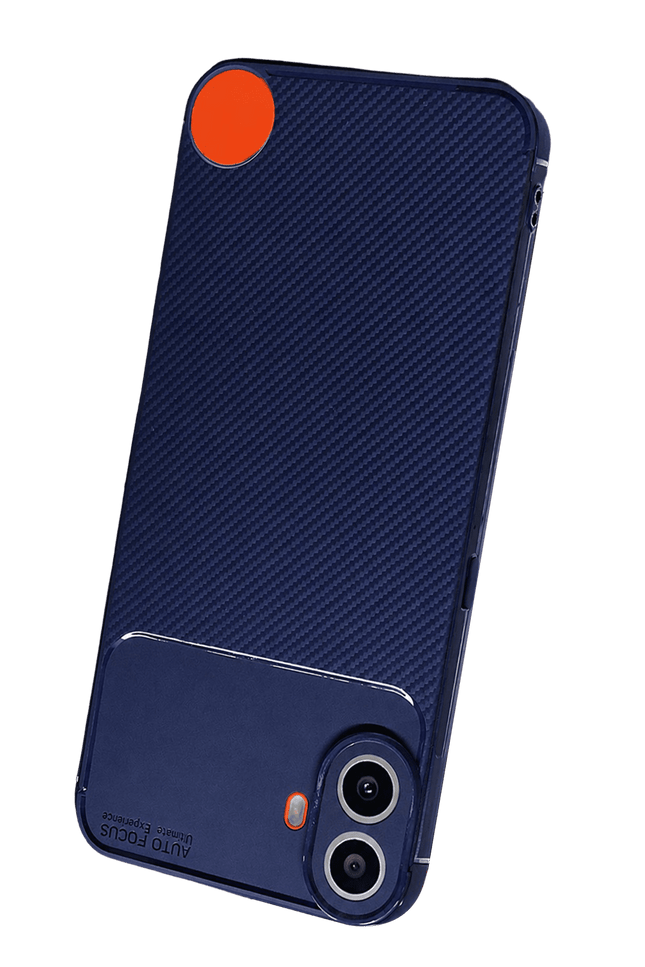 Nothing Phone Nothing CMF Phone 1 Auto Focus Karbon Kapak Kılıf - Lacivert 4