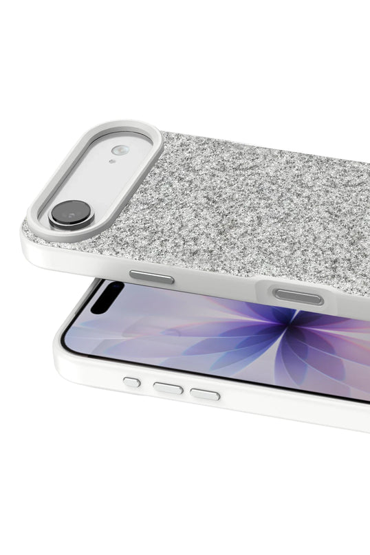 iPhone 17 Air Bright Simli Kapak Kılıf - Beyaz 2