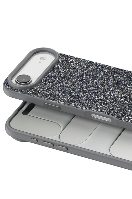 iPhone 17 Air Bright Simli Kapak Kılıf - Gümüş 2