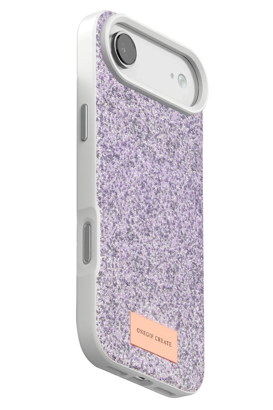 iPhone 17 Air Bright Simli Kapak Kılıf - Lila 3