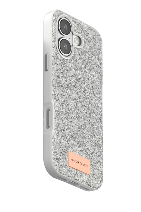 iPhone 17 Bright Simli Kapak Kılıf - Beyaz 3