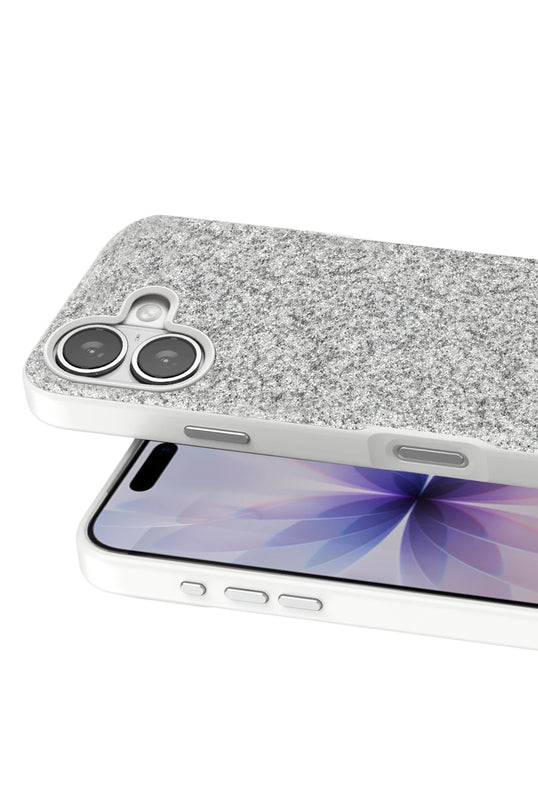 iPhone 17 Bright Simli Kapak Kılıf - Beyaz 2