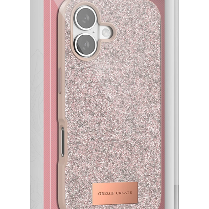 iPhone 17 Bright Simli Kapak Kılıf - Derin Mor 4