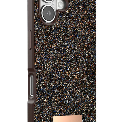 iPhone 17 Bright Simli Kapak Kılıf - Gold 3