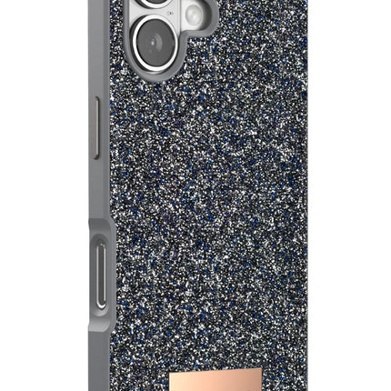 iPhone 17 Bright Simli Kapak Kılıf - Gümüş 3