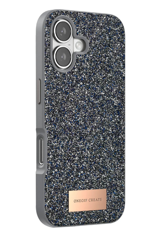 iPhone 17 Bright Simli Kapak Kılıf - Gümüş 3