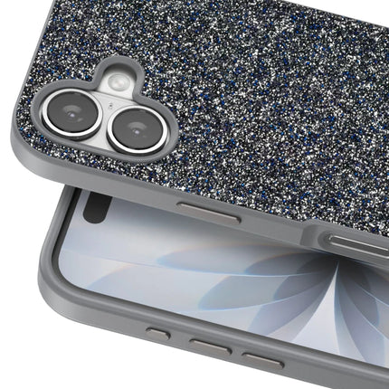 iPhone 17 Bright Simli Kapak Kılıf - Gümüş 2