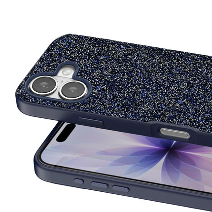 iPhone 17 Bright Simli Kapak Kılıf - Mavi 2