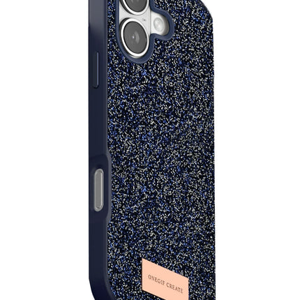 iPhone 17 Bright Simli Kapak Kılıf - Mavi 3