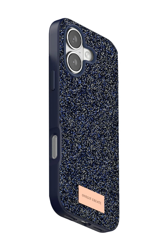 iPhone 17 Bright Simli Kapak Kılıf - Mavi 3
