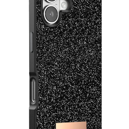 iPhone 17 Bright Simli Kapak Kılıf - Siyah 3