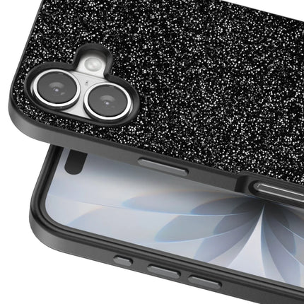iPhone 17 Bright Simli Kapak Kılıf - Siyah 2
