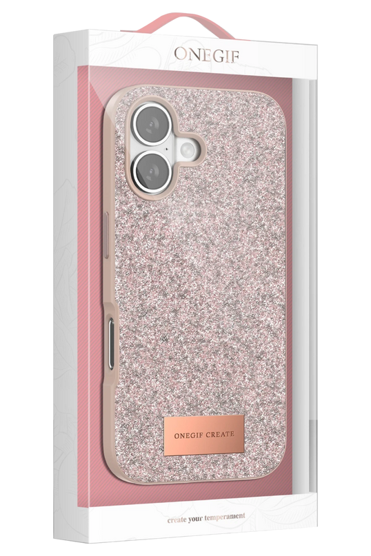 iPhone 17 Bright Simli Kapak Kılıf - Siyah 4