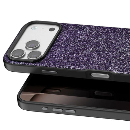 iPhone 17 Pro Max Bright Simli Kapak Kılıf - Derin Mor 2