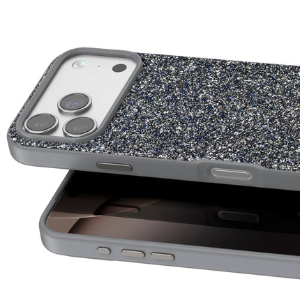 iPhone 17 Pro Max Bright Simli Kapak Kılıf - Gümüş 2