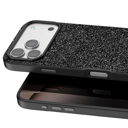 iPhone 17 Pro Max Bright Simli Kapak Kılıf - Siyah 2