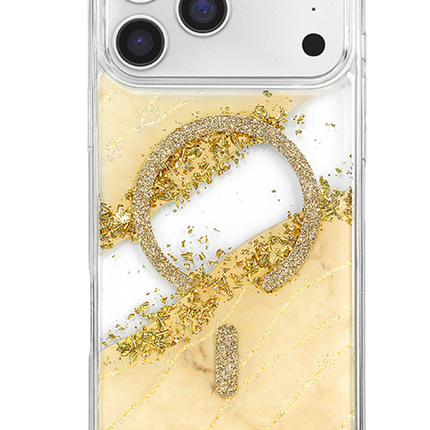 iPhone 17 Pro Max/18 Pro Max Lotus Simli Magsafe Kapak Kılıf - Gümüş 3