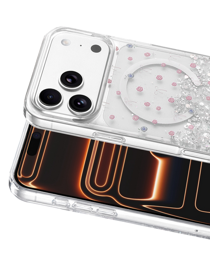 iPhone 17 Pro Max/18 Pro Max Misk Simli Magsafe Kapak Kılıf - Desen 1 2