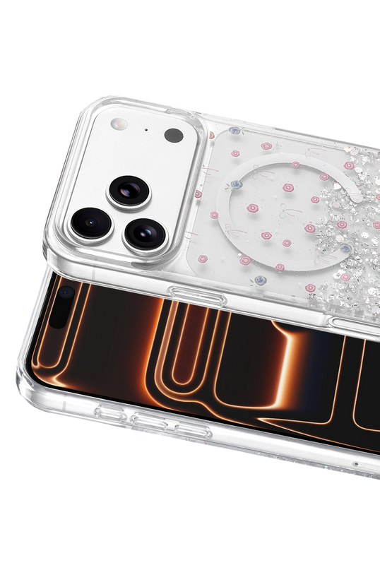 iPhone 17 Pro Max/18 Pro Max Misk Simli Magsafe Kapak Kılıf - Desen 1 2