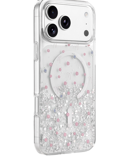 iPhone 17 Pro Max/18 Pro Max Misk Simli Magsafe Kapak Kılıf - Desen 1 3
