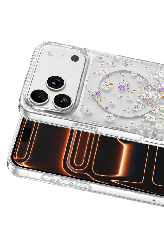 iPhone 17 Pro Max/18 Pro Max Misk Simli Magsafe Kapak Kılıf - Desen 2 2