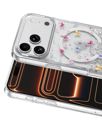 iPhone 17 Pro Max/18 Pro Max Misk Simli Magsafe Kapak Kılıf - Desen 4 2