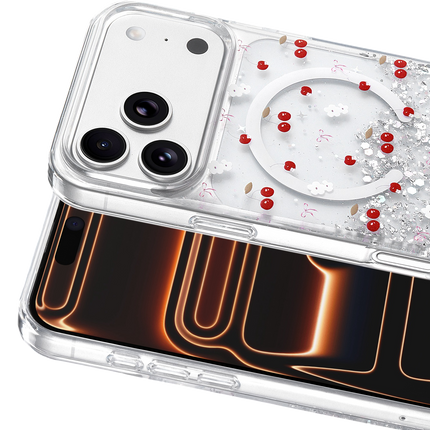 iPhone 17 Pro/18 Pro Misk Simli Magsafe Kapak Kılıf - Desen 5 2
