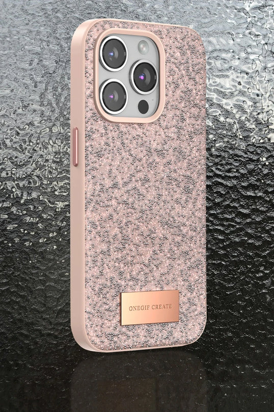 iPhone 14 Pro Max Bright Simli Kapak Kılıf - Siyah 4