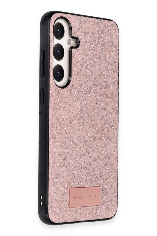 Samsung Galaxy A05S Bright Simli Kapak Kılıf - Pembe 2