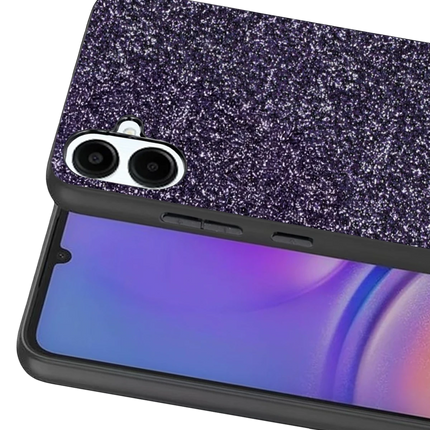 Samsung Galaxy A07 4G Bright Simli Kapak Kılıf - Derin Mor 2