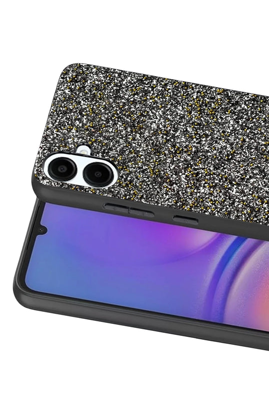 Samsung Galaxy A07 4G Bright Simli Kapak Kılıf - Gold 2