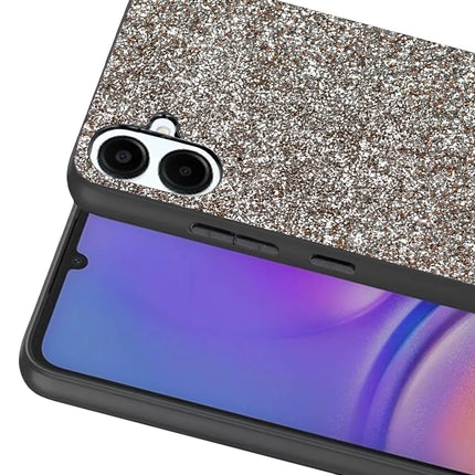 Samsung Galaxy A07 4G Bright Simli Kapak Kılıf - Gümüş 2