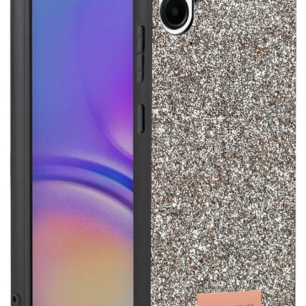 Samsung Galaxy A07 4G Bright Simli Kapak Kılıf - Gümüş