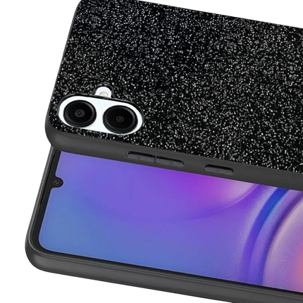 Samsung Galaxy A07 4G Bright Simli Kapak Kılıf - Siyah 2