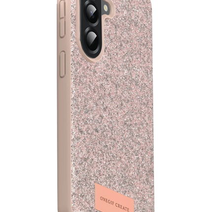 Samsung Galaxy A17 5G Bright Simli Kapak Kılıf - Pembe 3