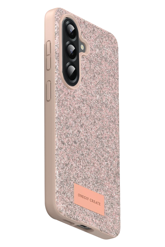 Samsung Galaxy A17 5G Bright Simli Kapak Kılıf - Pembe 3