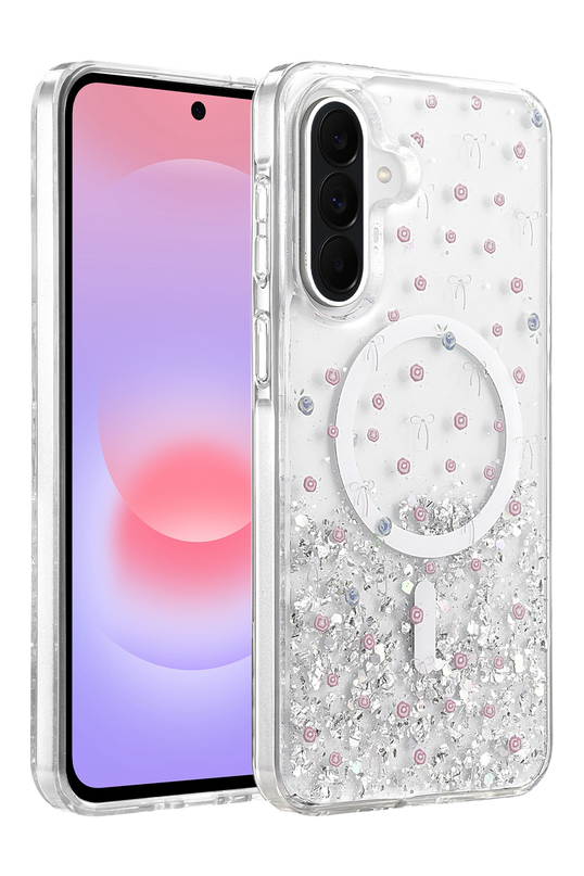 Samsung Galaxy A37 5G Misk Simli Magsafe Kapak Kılıf - Desen 1