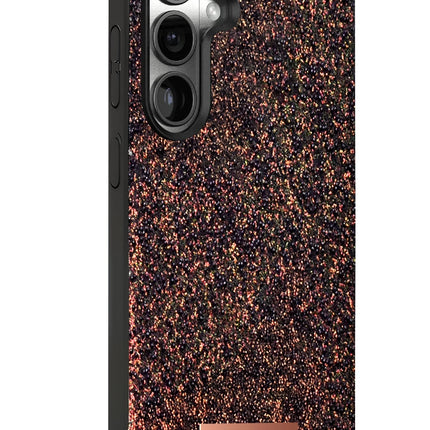 Samsung Galaxy S24 Bright Simli Kapak Kılıf - Derin Mor 3