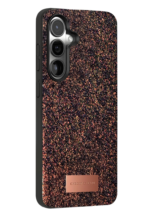 Samsung Galaxy S24 Bright Simli Kapak Kılıf - Derin Mor 3
